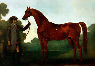 Charles Wilson úr arabja vőlegénnyel (olaj, vászon)