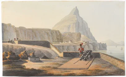The Governors Cottage on the Rock of Gibraltar, 1827. március (akvarell)