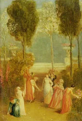 The Garden, 1820 körül (olaj, panel)