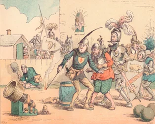 A tüzérség bemutatása, 1884
