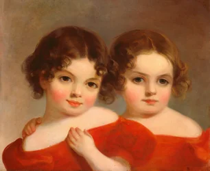 A Leland nővérek, 1830 körül (olaj, vászon)