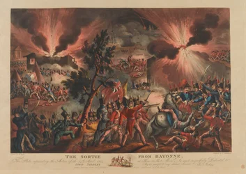 A kijárat Bayonne-ból, 1814