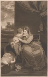 Elizabeth Lady Melbourne fiával, a tiszteletreméltó úrral. Peniston bárány