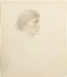 Egy nő feje, 1894 vagy azután.