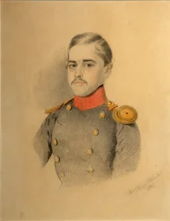 Nyikolaj Rehbinder, a Rehbinder család tisztjének portréja, 1845