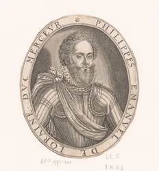 Philippe-Emmanuel de Lorraine Mercoeur hercegének portréja