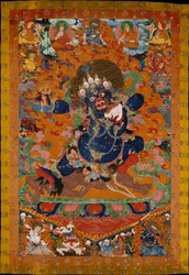 Yamantaka, a halálisten pusztítója, 1700-30 körül