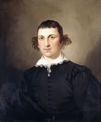Egy úriember, valószínűleg Lyte úr portréja fekete Van Dyck-jelmezben, 1769
