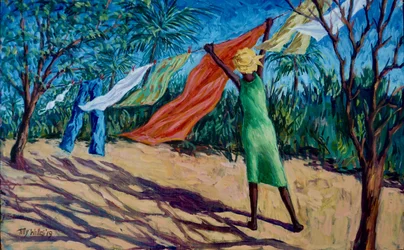 Szeles nap, 2019 (olaj)