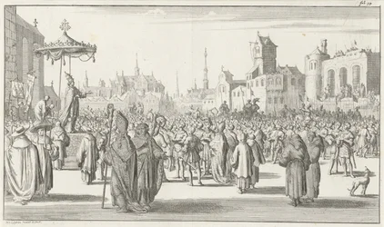 II. Urbán pápa az 1683-as első keresztes hadjáratot hirdeti