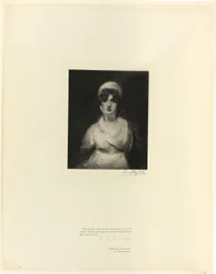 Mrs. Siddons portréja, a régi angol mesterektől