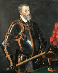 V. Károly Habsburg, a Német-római Birodalom császárának portréja, Tiziano műve