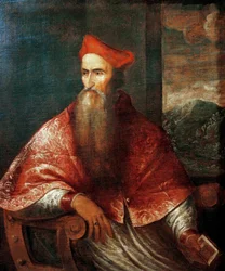 Pietro Bembo bíboros portréja 1470-1547, 1545-1546.