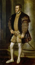 Fülöp 1527-1598, spanyol és portugál király portréja, kb. 1554.