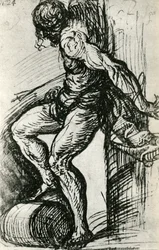Vázlat a Szent Sebestyénhez, c1518, 1937