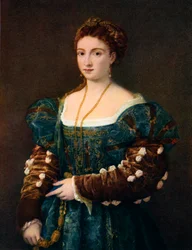 Nemesasszony portréja, vagy La Bella, c1536, 1937