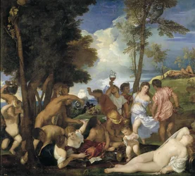 Az Andriánusok Bakchanálja, 1523-1526