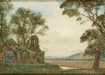 Régi kápolna, Carse of Gowrie (akvarell)