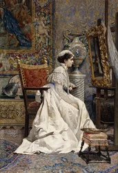 Egy gyönyörű műértő, 1874