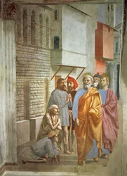 Szent Péter az árnyékával gyógyít, kb. 1427