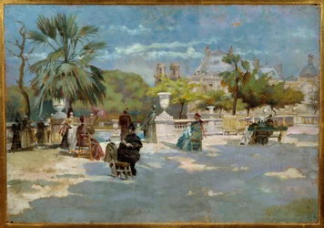 A Midi tájképe Torello Ancillotti (1843-1899) 19. századi Firenzei Modern Művészetek Múzeuma