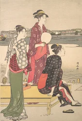 Este a Sumida folyó partján.