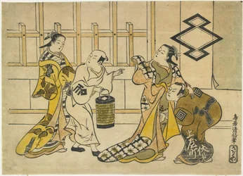 Ichikawa Danju _ Ro_ Jó, Fujimura Solder Yu _ Jó, Katsuyama Matagoro _ és Sanogawa Mangiku, 1719