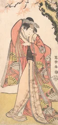 II. Sakakiyama Sangoro színész, mint Michinaga lánya, Otae hercegnő, 1794-7