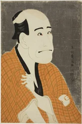 A színész Arashi Ryuzo II mint Ishibe no Kinkichi, a pénzkölcsönző