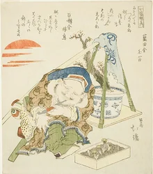 Daikoku, a "A szerencse hét istene (Shichi fuku jin no uchi)" sorozatból.