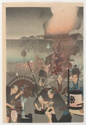 Chiyoda, 1897 (színes fatömbnyomat)