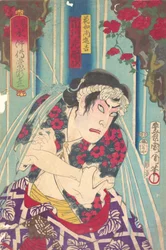Imagina ry port rai t, shuif ← Uan of f S Tage: Toryudai Mitte Suikoden Torodai-a c and r Ichik. .. .. , 1875.