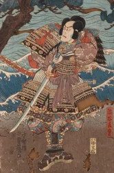 Louis Vuitton puzzle Kunichika Toyohara után 1