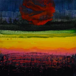 Lebegés , 2016 (olaj, vászon)