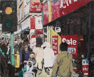 Eladó, 2003 (olaj, tábla)