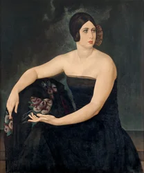 Egy hölgy portréja, 1924.