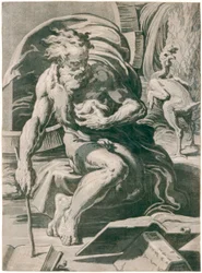 Diogenes, Parmigianino után