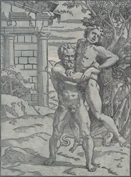 Herkules és Antaeus, kb. 1517-18.
