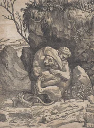 Herkules és a Nemeai Oroszlán, kb. 1517-18.
