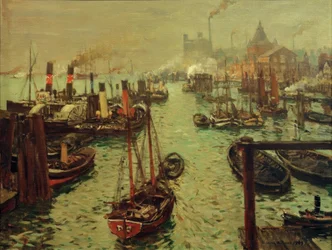 Hamburg kikötője