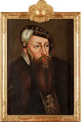 I. Gusztáv svéd király portréja