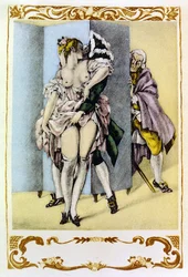 Illusztráció Voltaire „Candide” című művéből, Gibert Jeune kiadásában