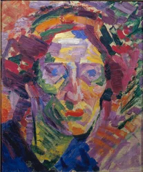 Futurizmus: „Nő portréja” vagy „Casanova grófné portréja”, Umberto Boccioni (1882-1916) festménye