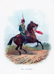 8. huszár, 1889