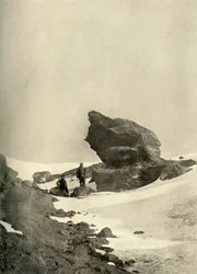 Egy Great Kenyte Boulder a téli negyed közelében, 1908, 1909.
