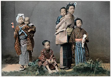 Gyermekcsoport, 1890