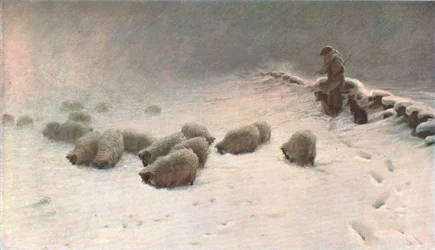 Egy örömtelen téli nap, c1883, c1902.