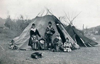 Egy lappföldi tábor, 1912