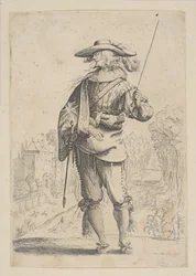 Egy ember, aki terményt tart, 1629.