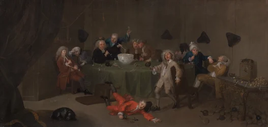 A Midnight Modern Conversation, kb. 1732.